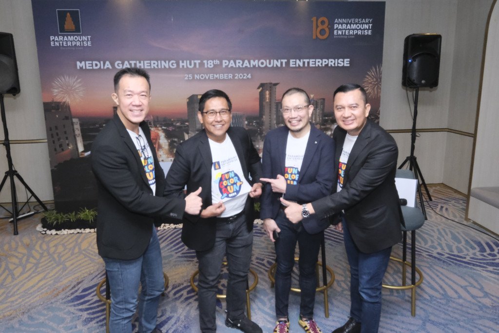 Paramount Fun Color Run 2024, Semarak HUT ke-18 Paramount Enterprise Berhadiah Rp200 Juta