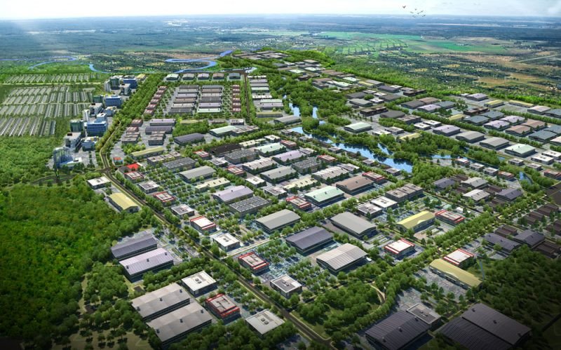 lahan Kawasan Industri GIIC di Kota Deltamas, Cikarang, Bekasi, relokasi pabrik china, pabrik china, kawasan industri, pabrik perusahaan china,