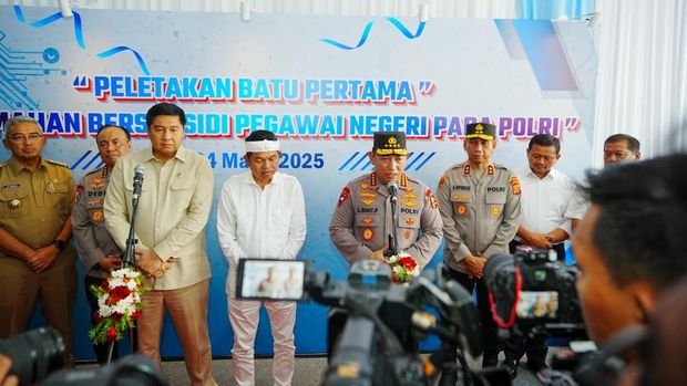 Wujudkan 3 Juta Rumah, Kapolri dan Pemerintah Groundbreaking Hunian Subsidi untuk Polri