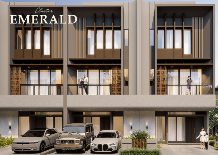 The First Stone Luncurkan Cluster Emerald, Rumah 3 Lantai di Jantung Tangerang dengan DP 0%