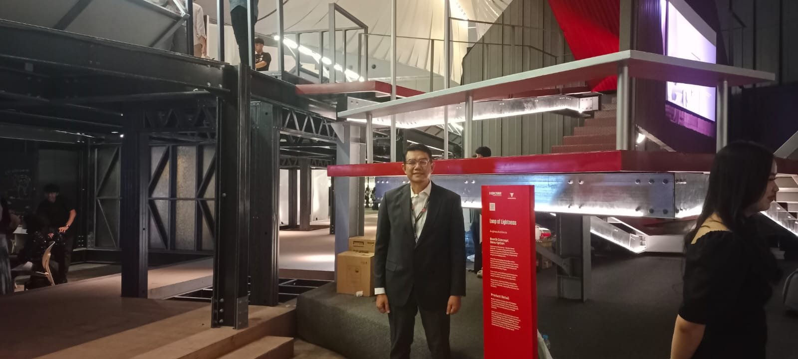 Dukung Arsitektur Industrial, Kencana Maju Bersama Pamerkan Inovasi Baja di ARCH:ID