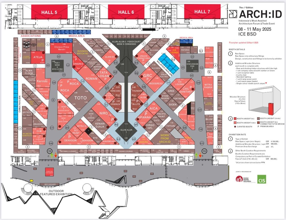 ARCH:ID 2025 Resmi Digelar, Hadirkan 550 Booth dan Program Kolaborasi Lintas Sektor