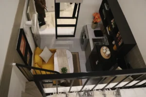 Rumah Tipe 1 kamar tidur yang memiliki luas tanah 25 meter persegi (2,6 x 9,6 meter) dan luas bangunan 14 meter persegi. (Dok: Kementerian PKP)