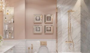 KAMAR MANDI PINK BLUSH BATHROOM