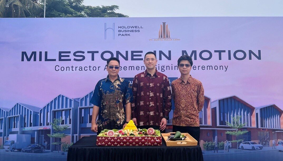 Triniti Land Teken Kerja Sama Konstruksi, Holdwell Business Park Siap Dibangun