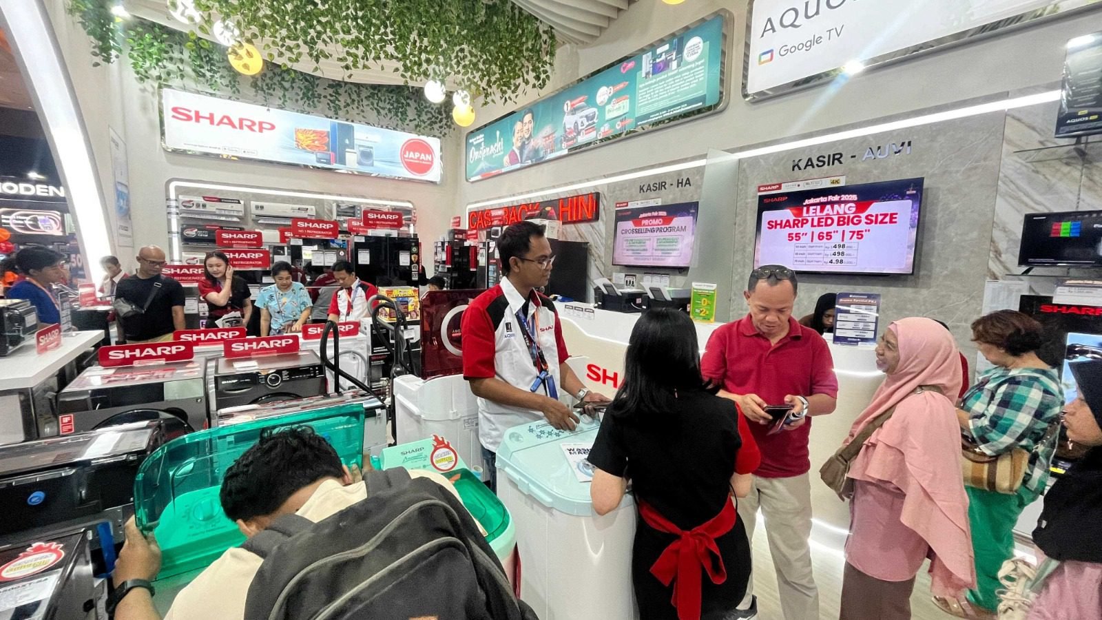 Sharp di Pekan Raya Jakarta, Berikan Diskon Besar dan Seabrek Hadiah