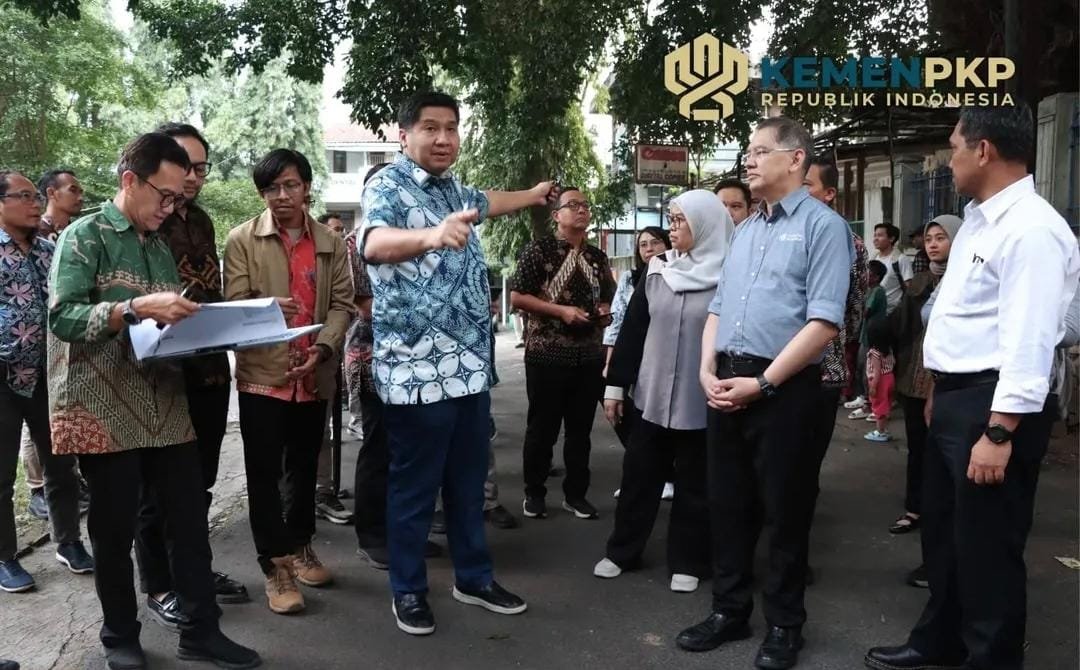 Menteri PKP Tinjau Lokasi Pembangunan Rusun di Sekeloa Unpad Bandung