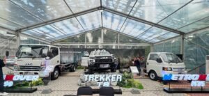 JAC Motors memperkenalkan tiga model kendaraan listrik terbarunya yang dirancang untuk berbagai kebutuhan industri (Foto: Property and The City)