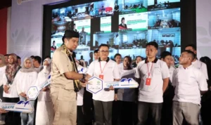 Menteri PKP Hadiri Akad Massal Dan Serah Terima Kunci 1.080 Debitur FLPP