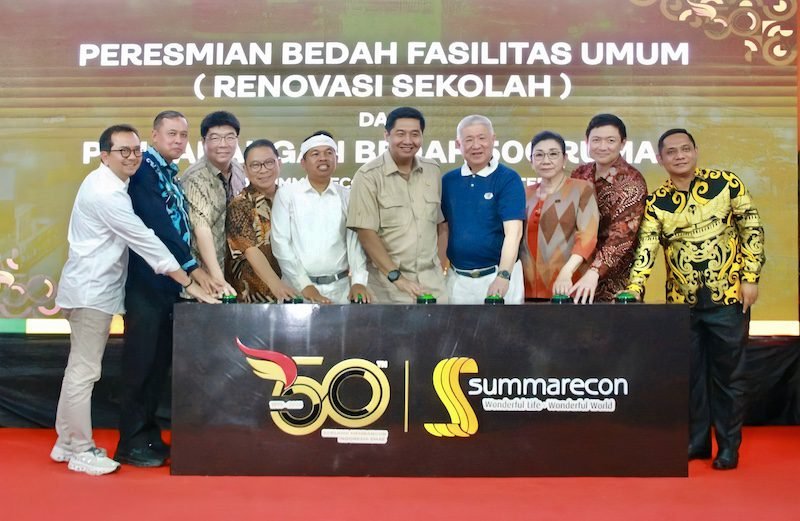 Top! Bedah 500 Rumah Jadi Bentuk Syukur Ulang Tahun Summarecon ke-50