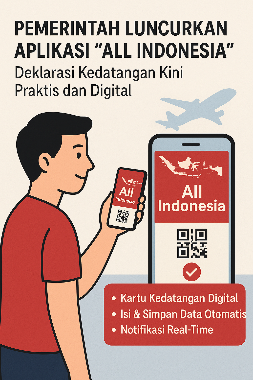 Pemerintah Luncurkan Aplikasi "All Indonesia", Deklarasi Kedatangan Kini Praktis dan Digital