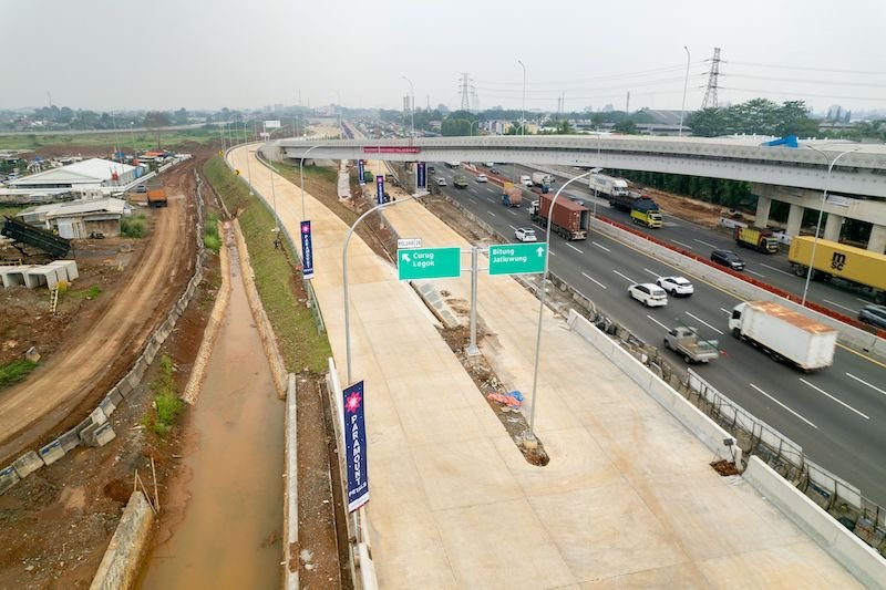 Konstruksi Akses Tol Langsung Paramount Petals Capai 80 Persen, Lebaran Konstruksi Akses Tol Langsung Paramount Petals Capai 80 Persen, Lebaran 2026 Berfungsi Total