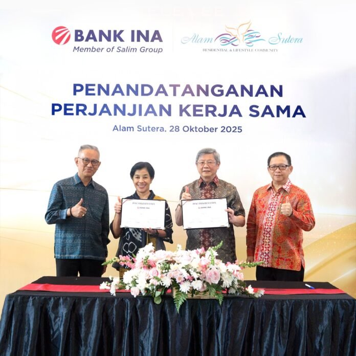 bank INA dan alam Sutera Bank INA dan Alam Sutera Group Jalin Kolaborasi Strategis, Permudah Akses Kredit Properti