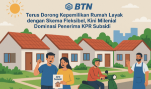 BTN Terus Dorong Kepemilikan Rumah Layak dengan Skema Fleksibel, Kini Milenial Dominasi Penerima KPR Subsidi