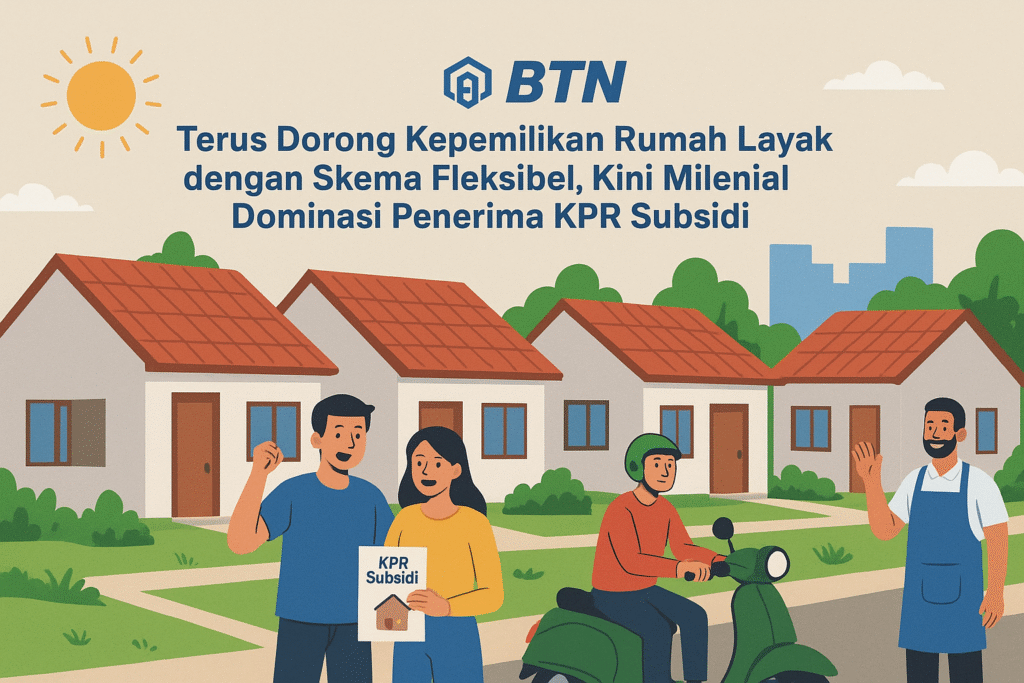BTN Terus Dorong Kepemilikan Rumah Layak dengan Skema Fleksibel, Kini Milenial Dominasi Penerima KPR Subsidi